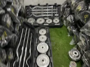 York 55 Kg Adjustable Set( ተገጣጣሚ ዳምፔልና ባርቤል )