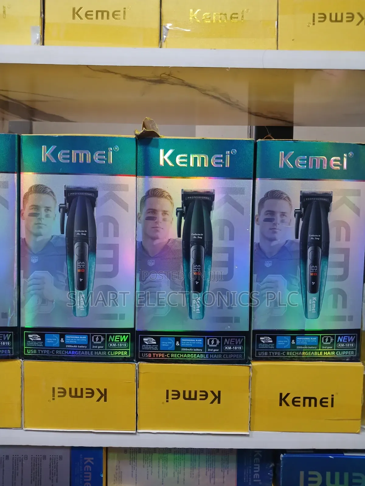 Kemei KM-1819 USB Type-C Rechargeable Professional Hair Clipper