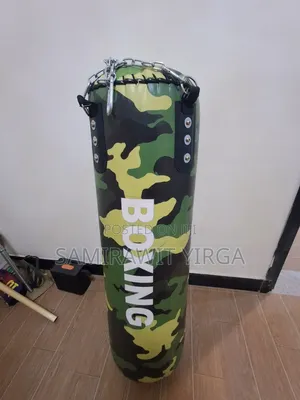 Hui Jun Power Tower With an Added Punching Bag