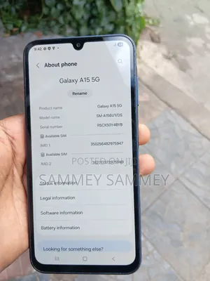 Samsung Galaxy A15 5G 128 GB Blue