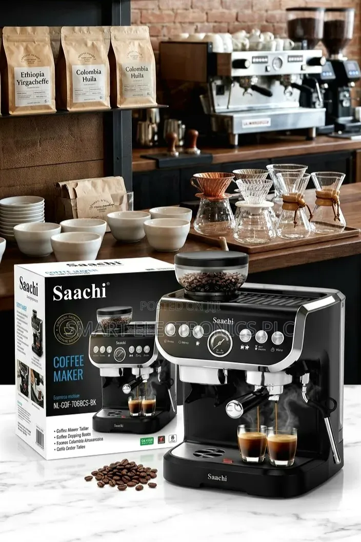 Saachi 19-Bar Espresso Coffee Machi