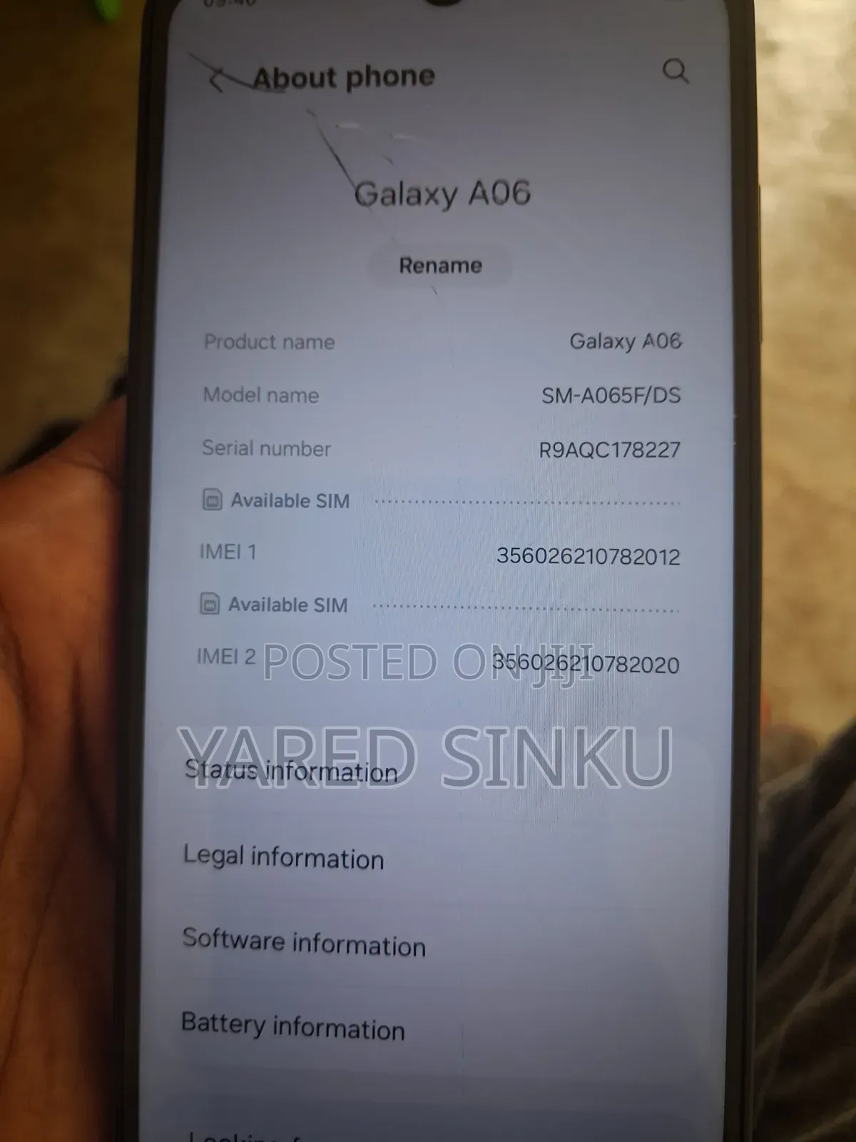 Samsung Galaxy A06 128 GB Black