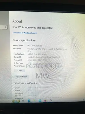 Desktop Computer Dell OptiPlex 780 4GB Intel HDD 500GB