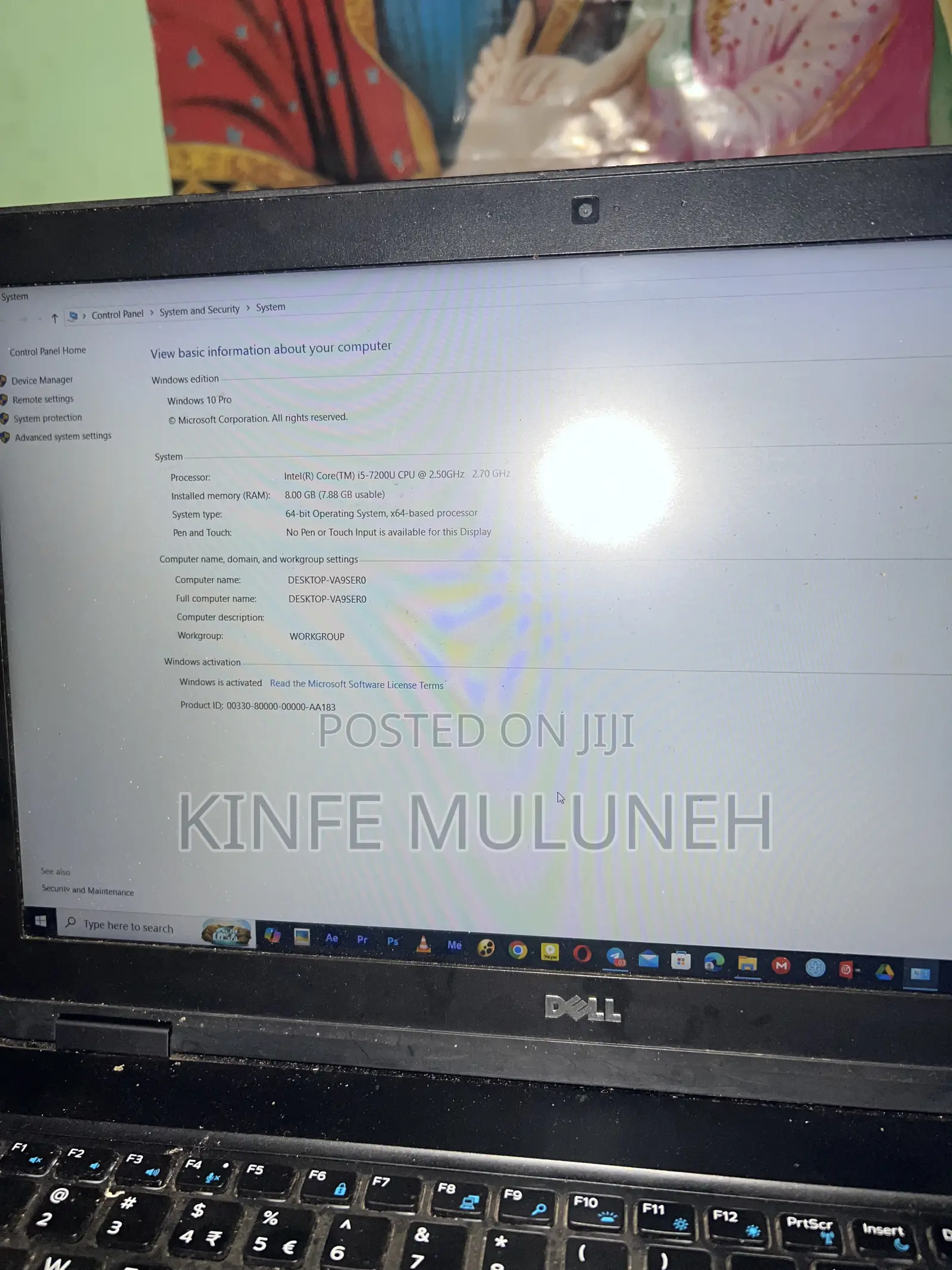Laptop Dell Latitude 5580 8GB Intel Core i5 SSD 256GB