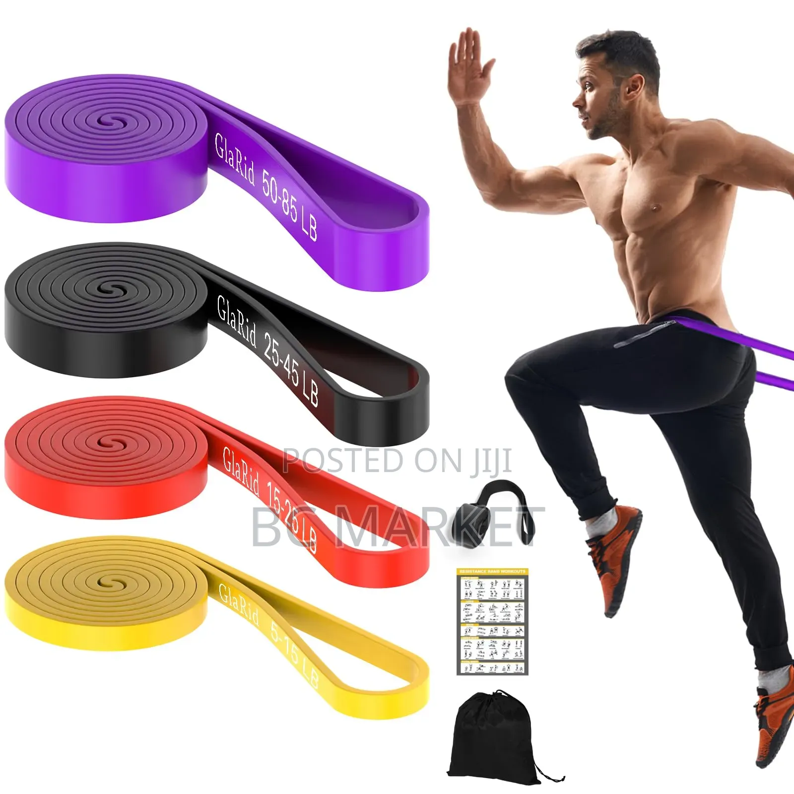 4 in 1 Fitness Resistance Bands