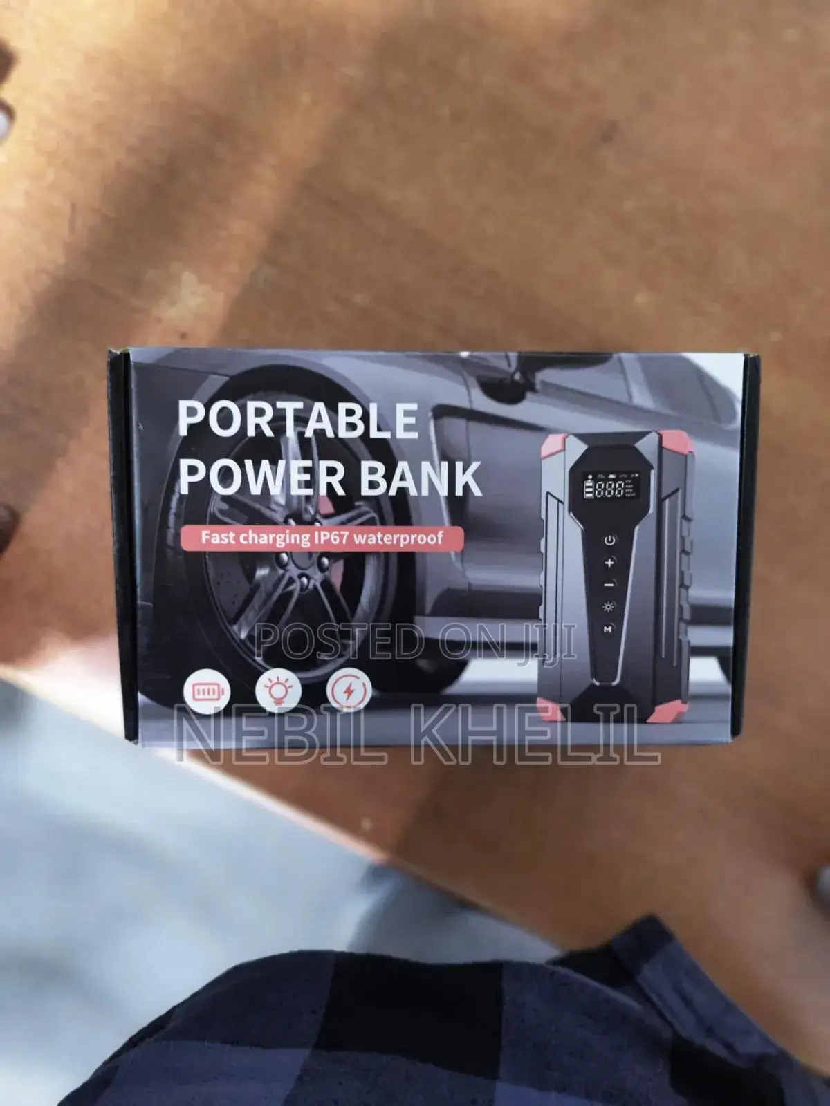 የመኪና ድንገተኛ ማስነሻ(Jump Starter) & የኤሌክትሪክ ጎማ ንፋስ መሙያ (Electric Air Pump)