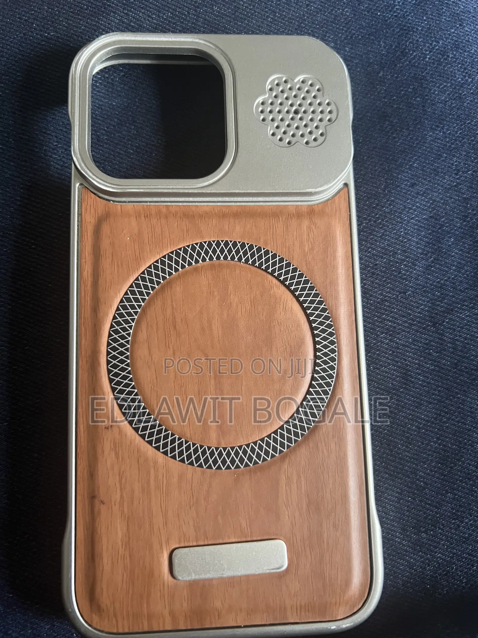 iPhone 13 Pro MagSafe Leather-Texture Case (Like New)
