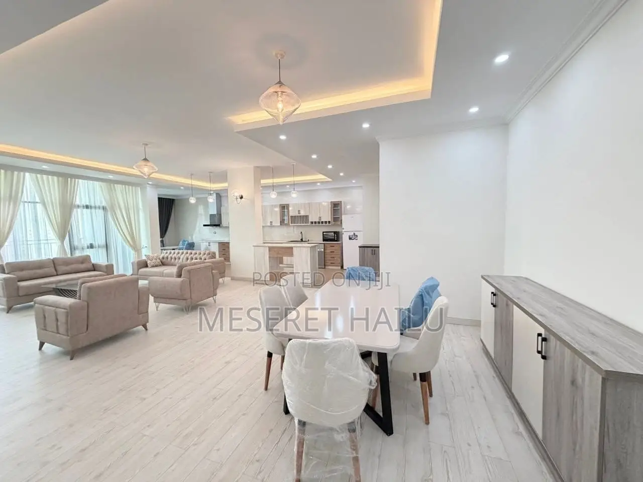 Furnished 4bdrm Apartment in Bola, Bole for rent
