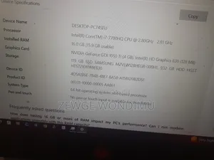 Laptop HP Omen X 16GB Intel Core i7 HDD 1T