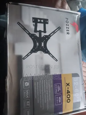 Pozzer X-400 Full-Motion TV Wall Mount Box for 32"–55" Flat-Panel TV