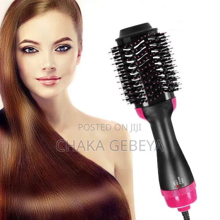 3‐in‐1 Hair Dryer & Styler – Dry, Straighten, Curl, 3 Heat Settings