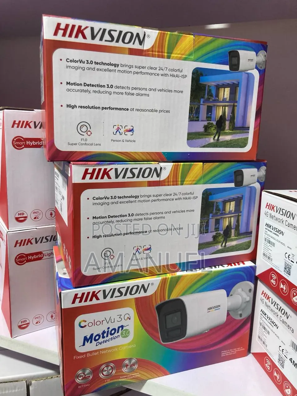 Hikvision ColorVu 3.0 Fixed Bullet Network Cameras