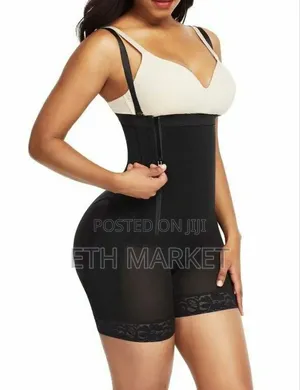 Fashion Double-Layered Full Body Shaper – Black, Sizes