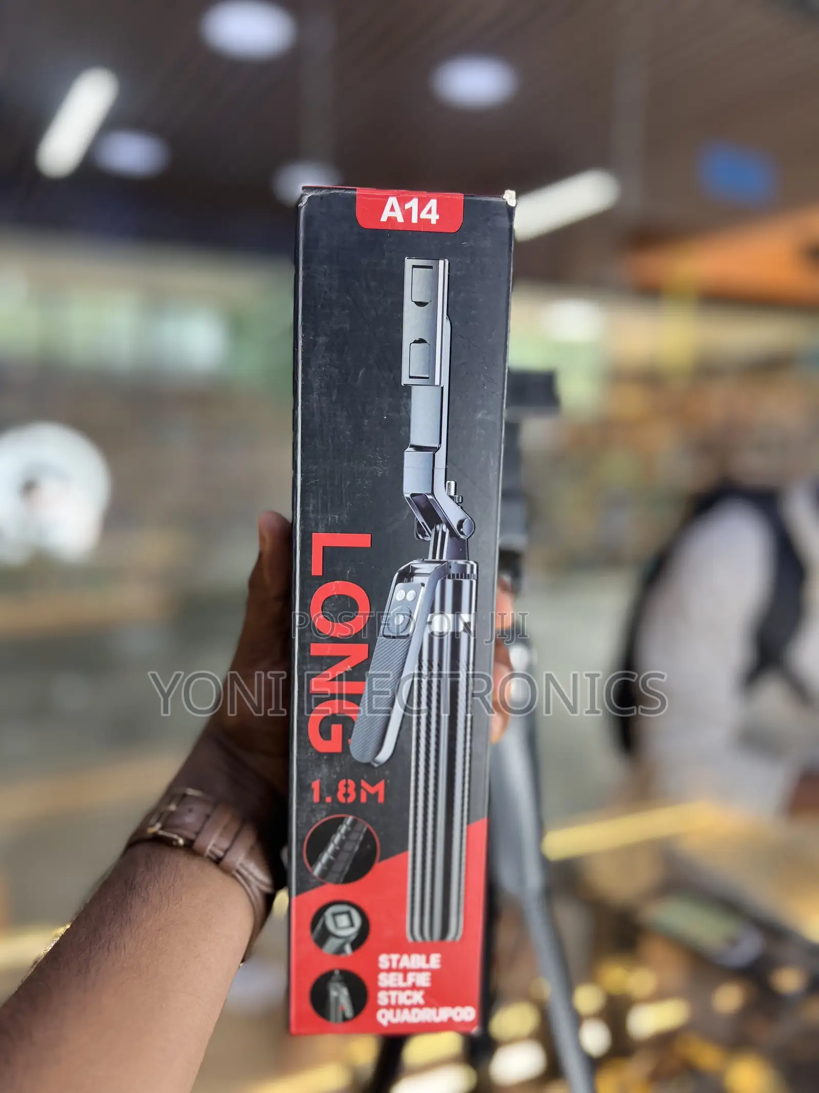 A14 Long 1.8M Stability Selfie Stick & Tripod