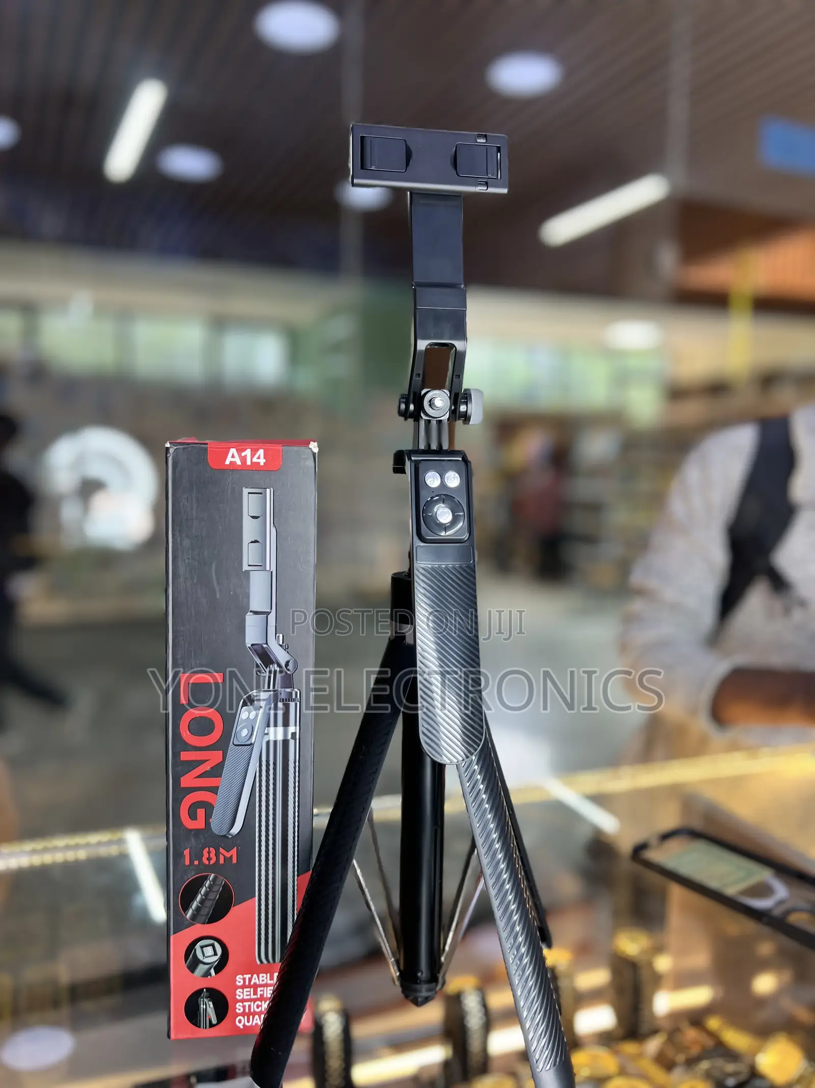 A14 Long 1.8M Stability Selfie Stick & Tripod