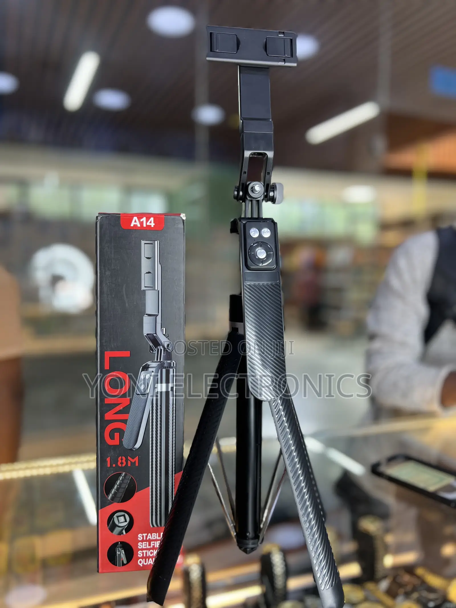 A14 Long 1.8M Stability Selfie Stick & Tripod
