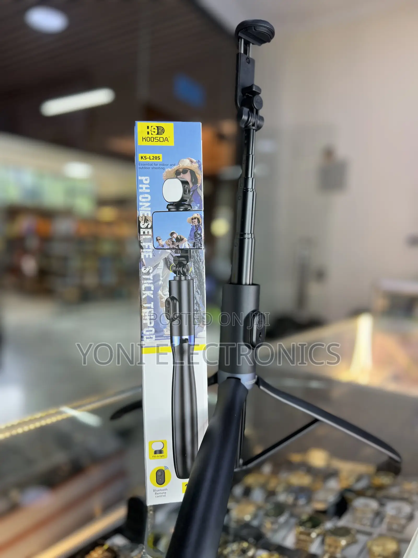 Koosda KS-L20S Phone Selfie Stick Tripod (1.8M)
