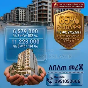 2bdrm Apartment in High Rise Real, Bole for sale