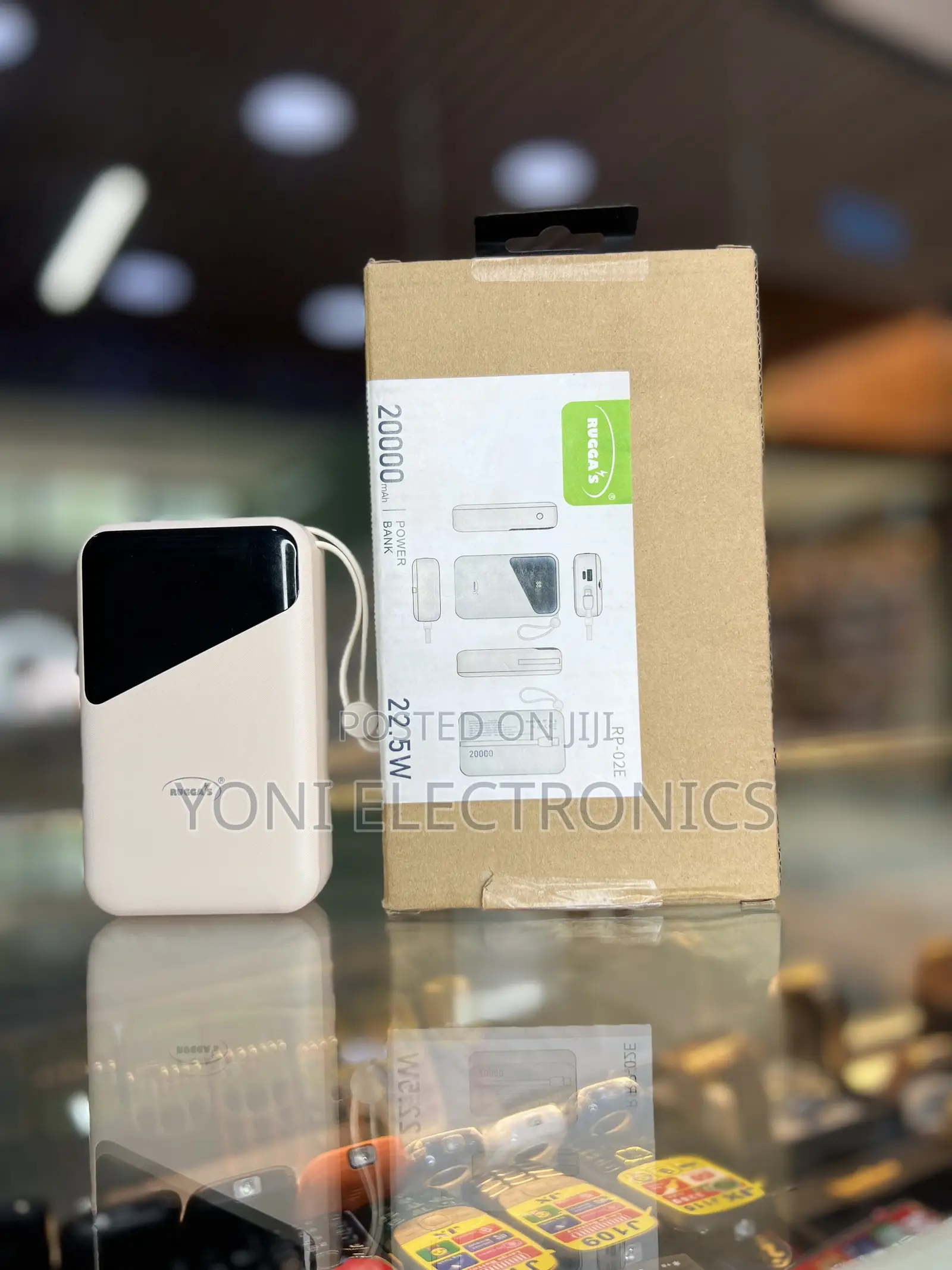 Rugga's 20,000mAh Power Bank Type-C & iPhone Cable