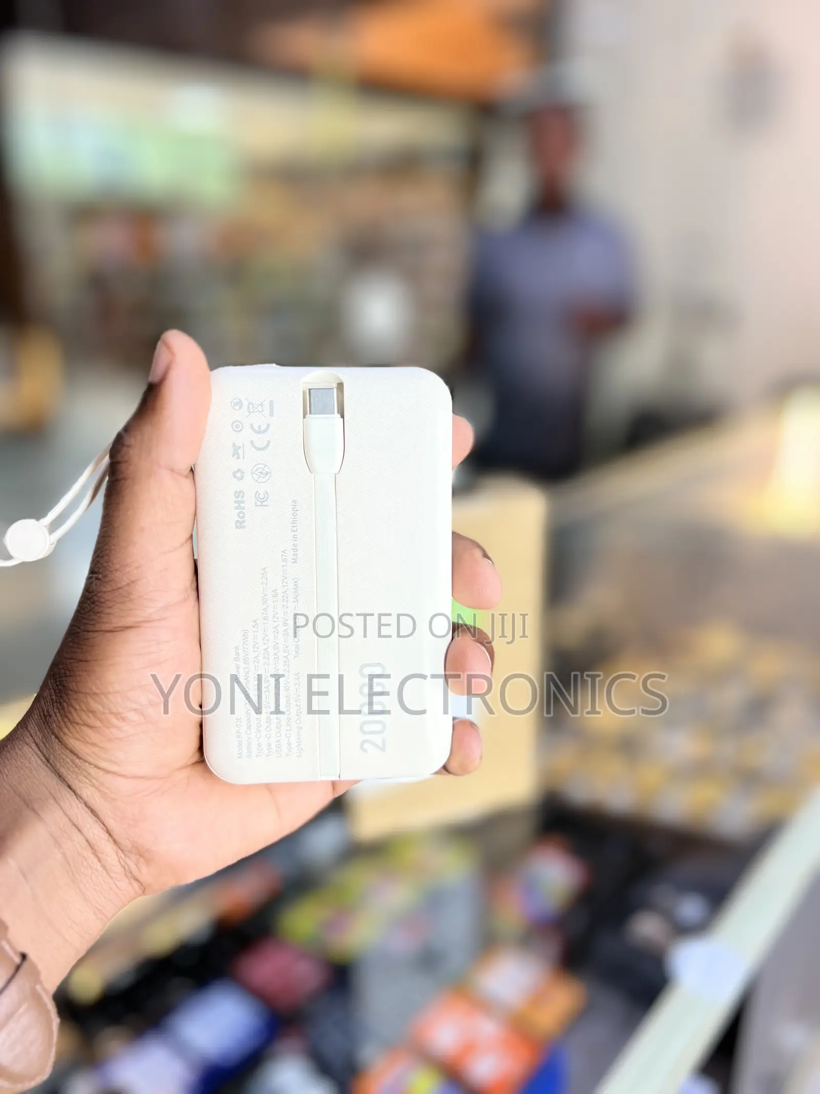 Rugga's 20,000mAh Power Bank Type-C & iPhone Cable