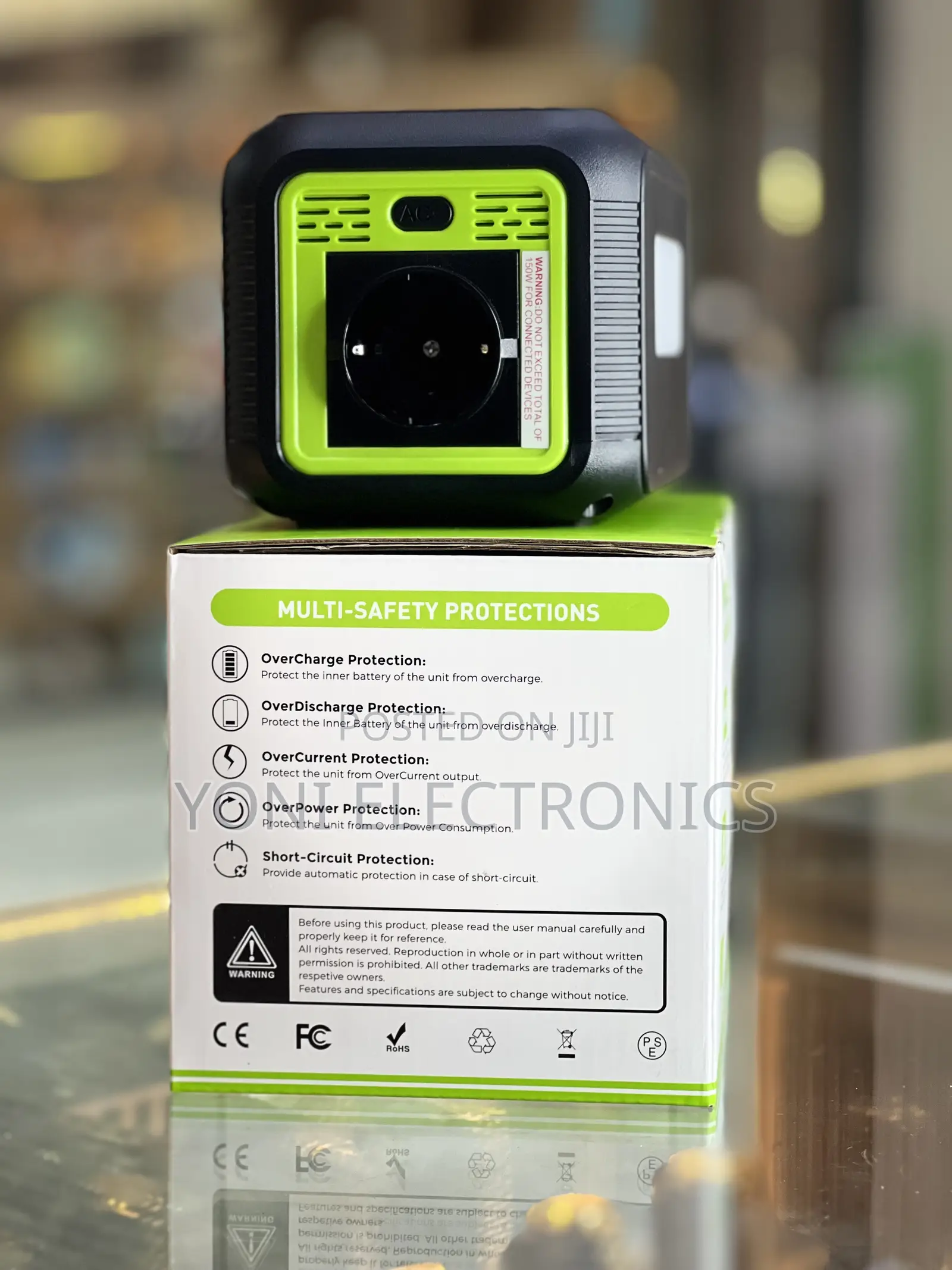 Rugga's RGS-150 Portable Power Station With Light