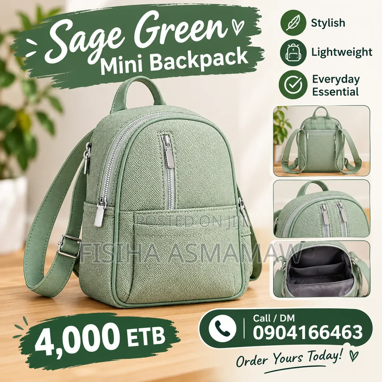 Bagpack Lemon Color