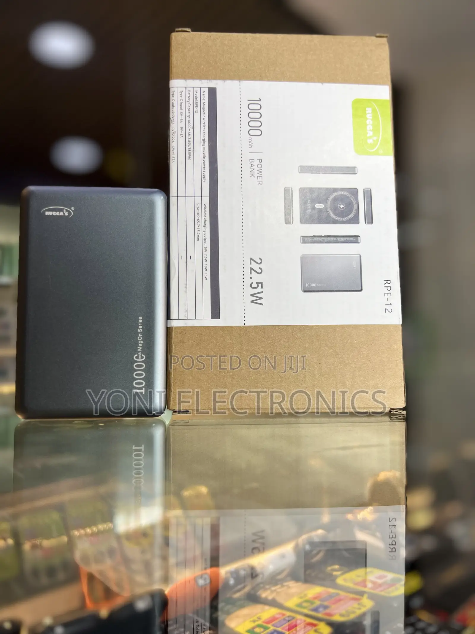 Rugga's 10,000mAh MagOn Series Wireless Power Bank (Model: RPE-12)