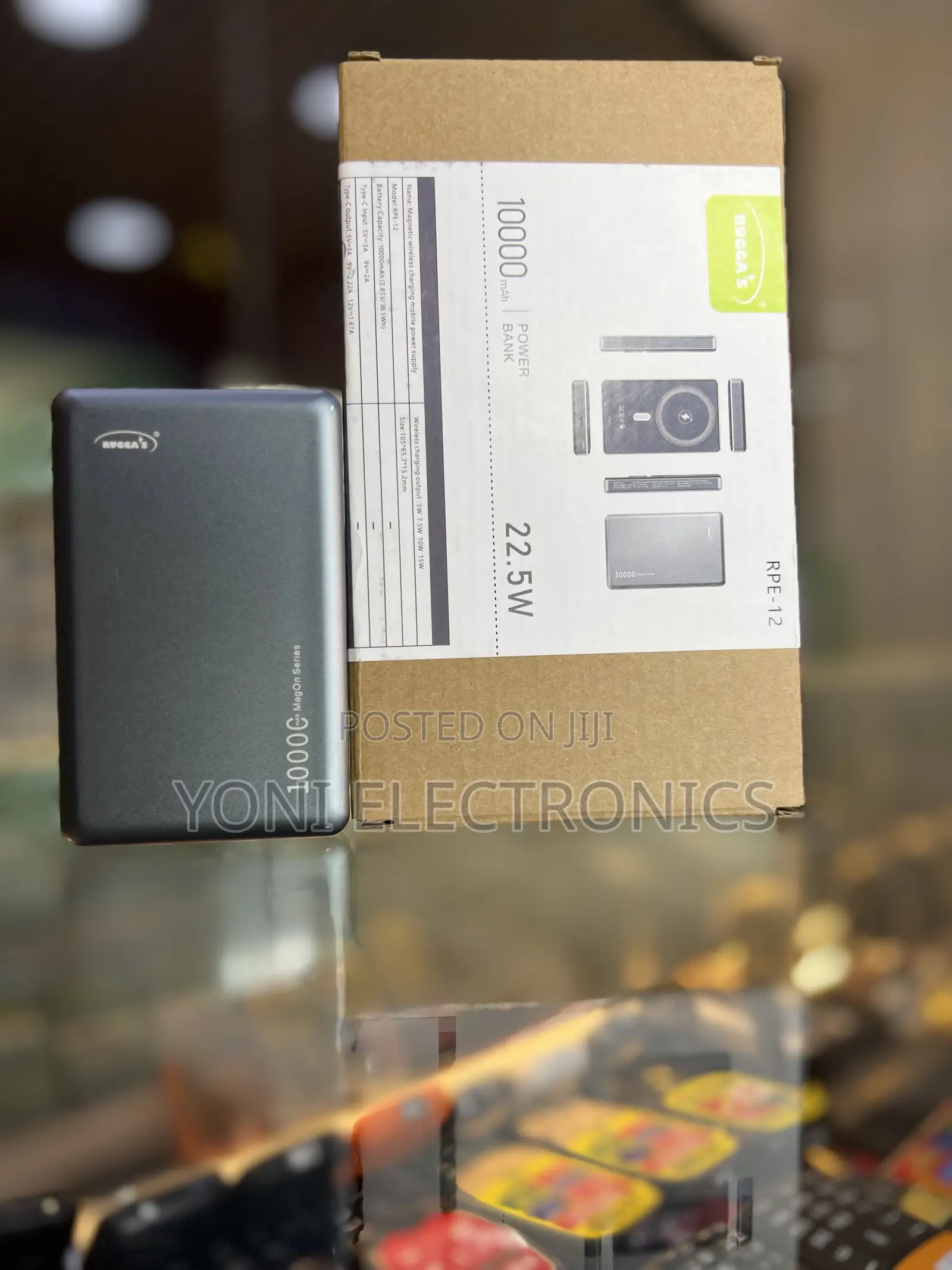 Rugga's 10,000mAh MagOn Series Wireless Power Bank (Model: RPE-12)