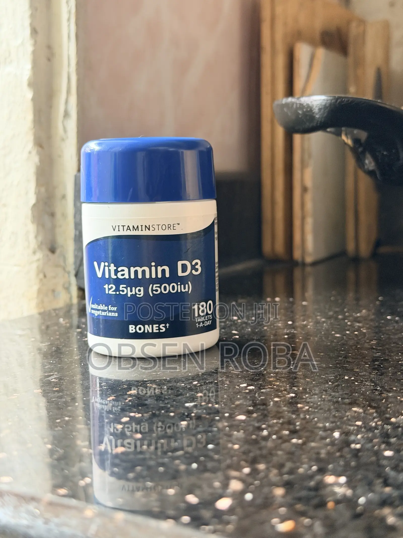 VitaminStore Vitamin D3 500 IU – 180 Tabl