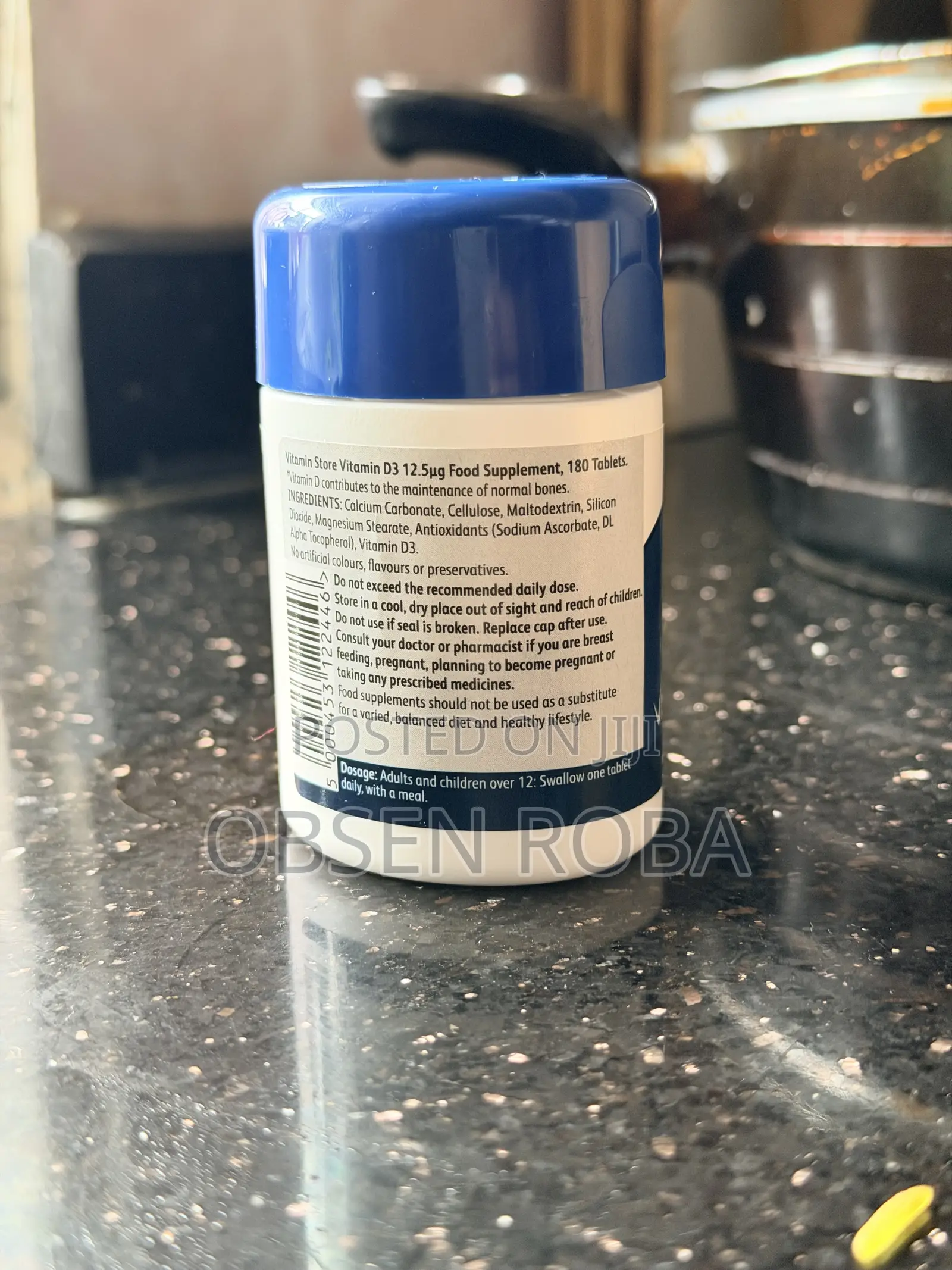 VitaminStore Vitamin D3 500 IU – 180 Tabl