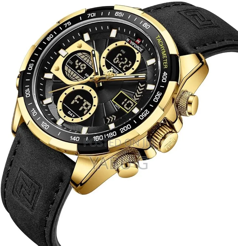 Luxury Leather Poedqgar Men Quartz Watch