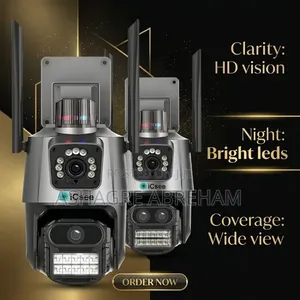 Dual Lens Solar Security Camera