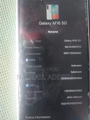 Samsung Galaxy M16 128 GB White