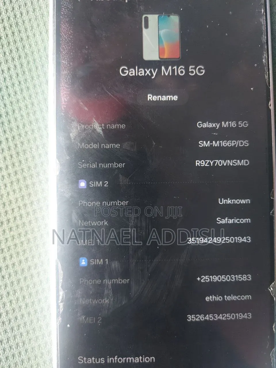 Samsung Galaxy M16 128 GB White