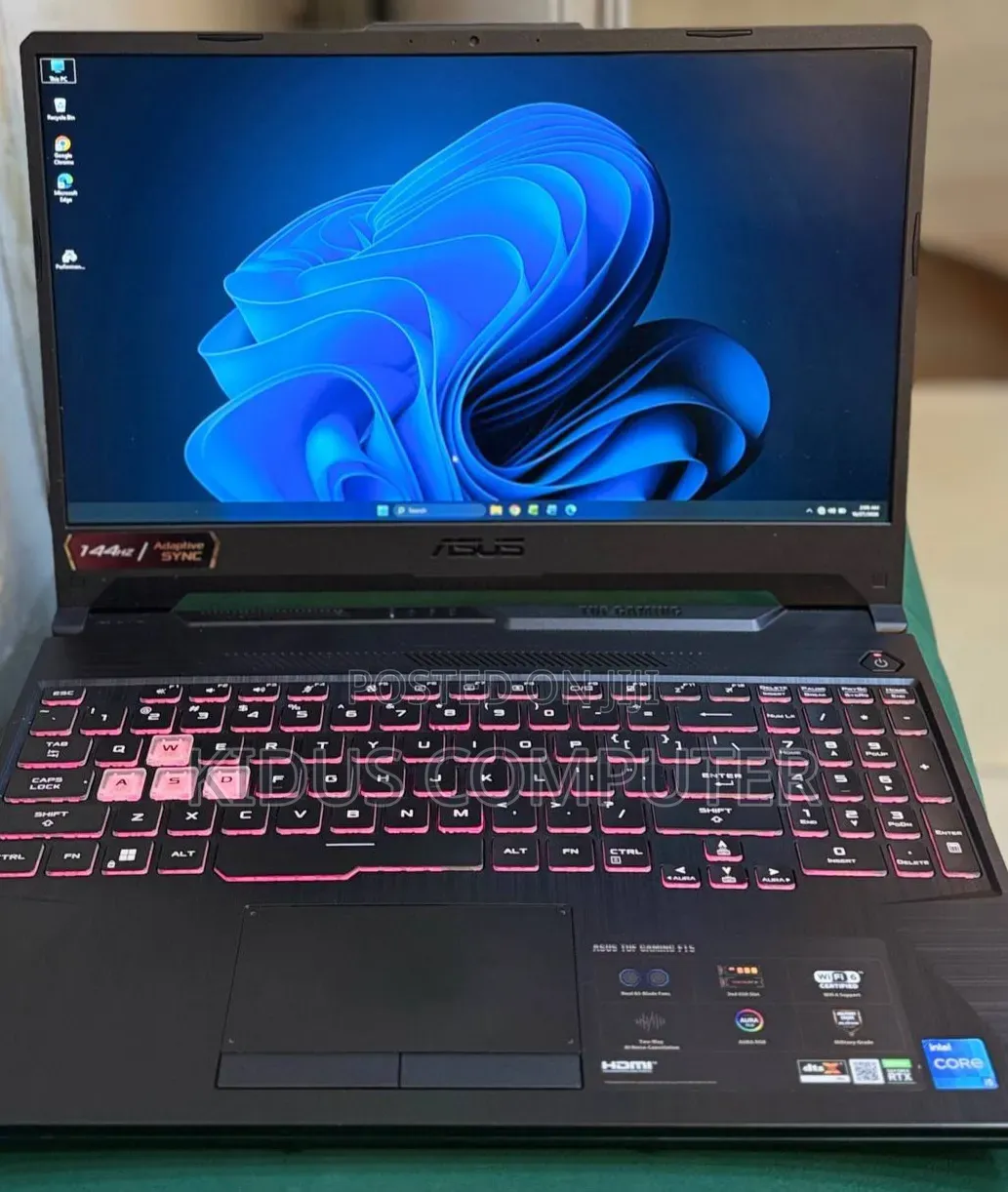 New Laptop Asus TUF Gaming A15 16GB Intel Core i5 SSD 512GB
