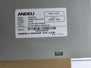 VFD Inverter 3.7 Kw 220v-380v