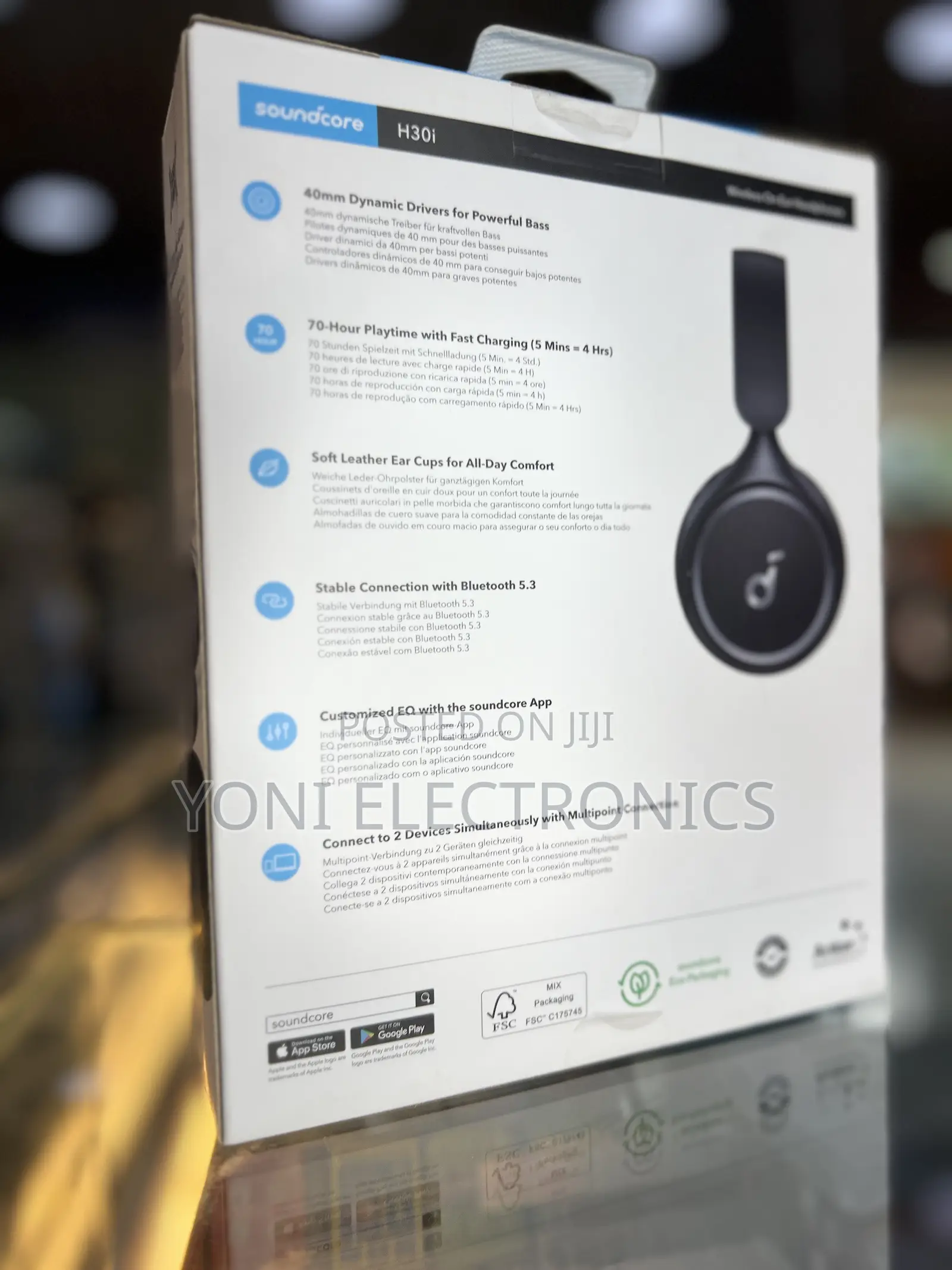 Soundcore by Anker H30i Wireless on-Ear Headphones High Quality