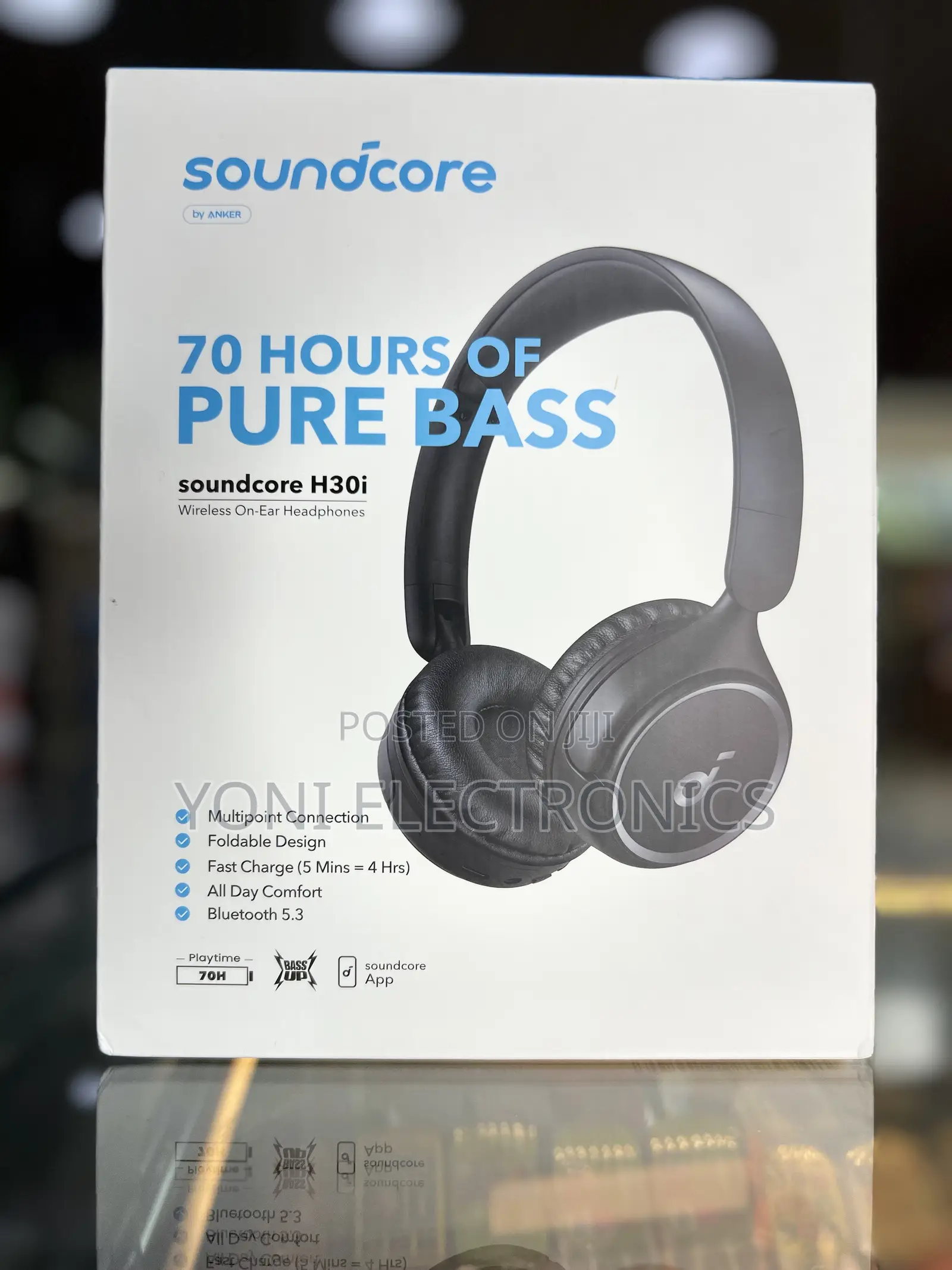 Soundcore by Anker H30i Wireless on-Ear Headphones High Quality