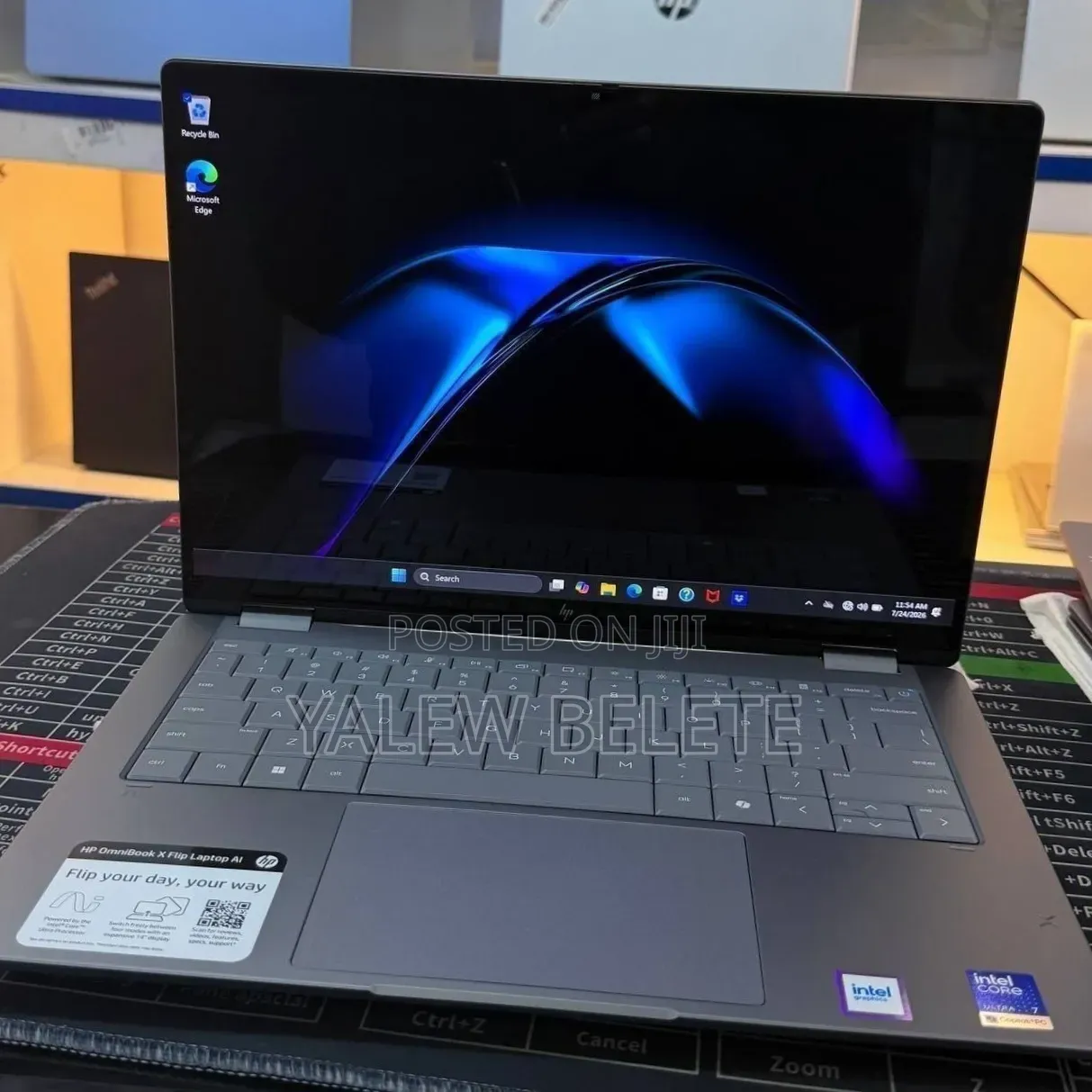 New Laptop HP OmniBook X Flip 14" 24GB Intel Core Ultra 7 SSD 512GB