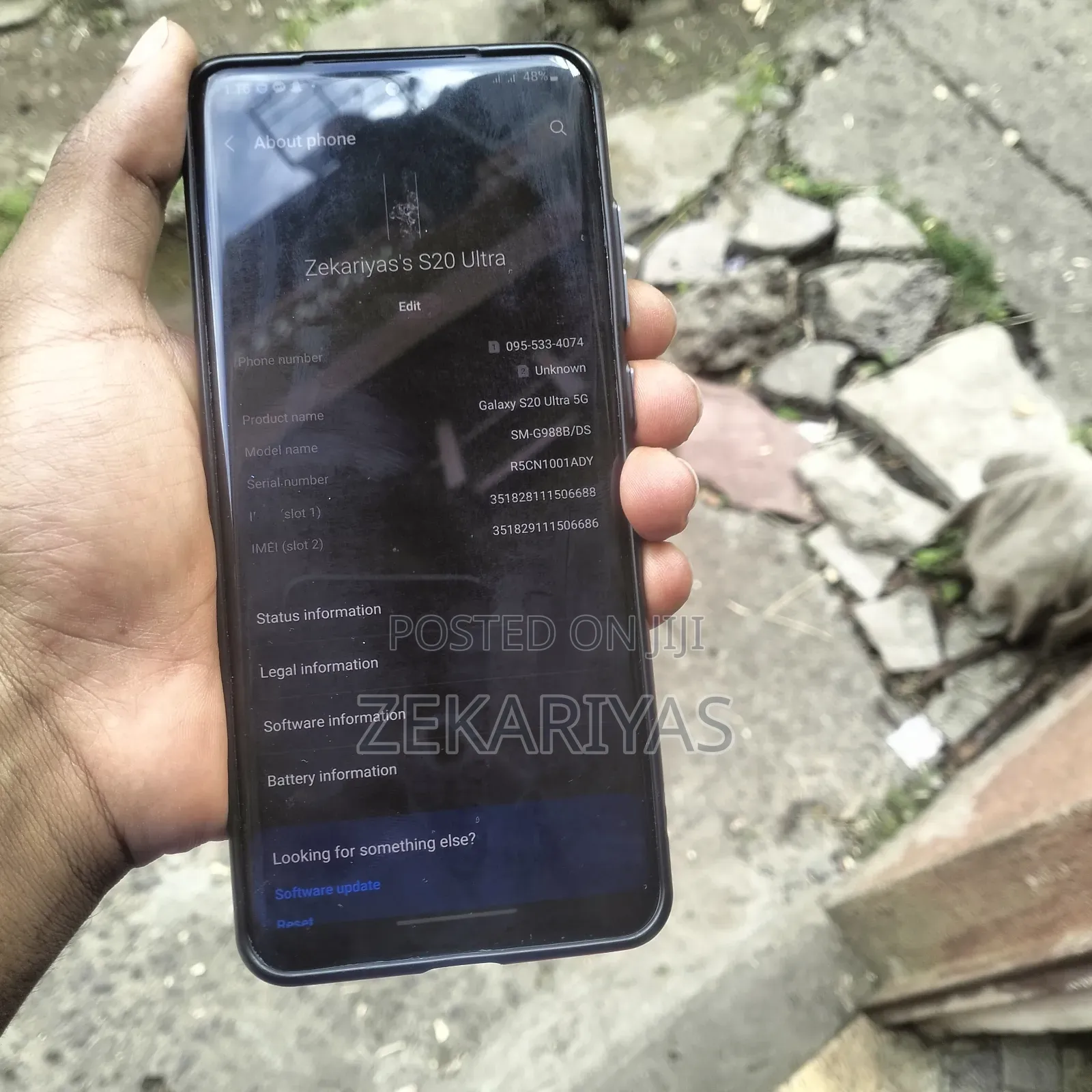 Samsung Galaxy S20 Ultra 128 GB Black