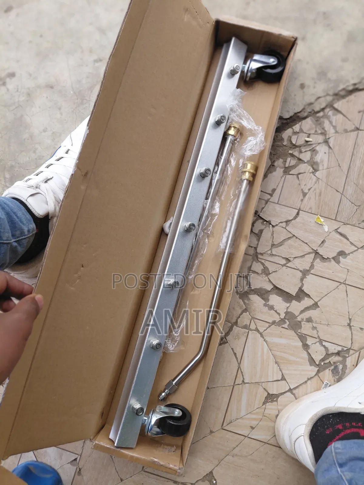 Pressure Washer Undercarriage Cleaner (2-in-1 Water Broom)