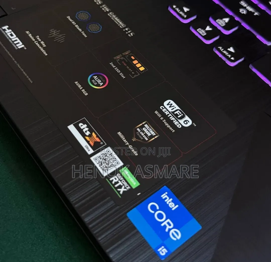 New Laptop Asus TUF Gaming A15 16GB Intel Core i5 SSD 512GB