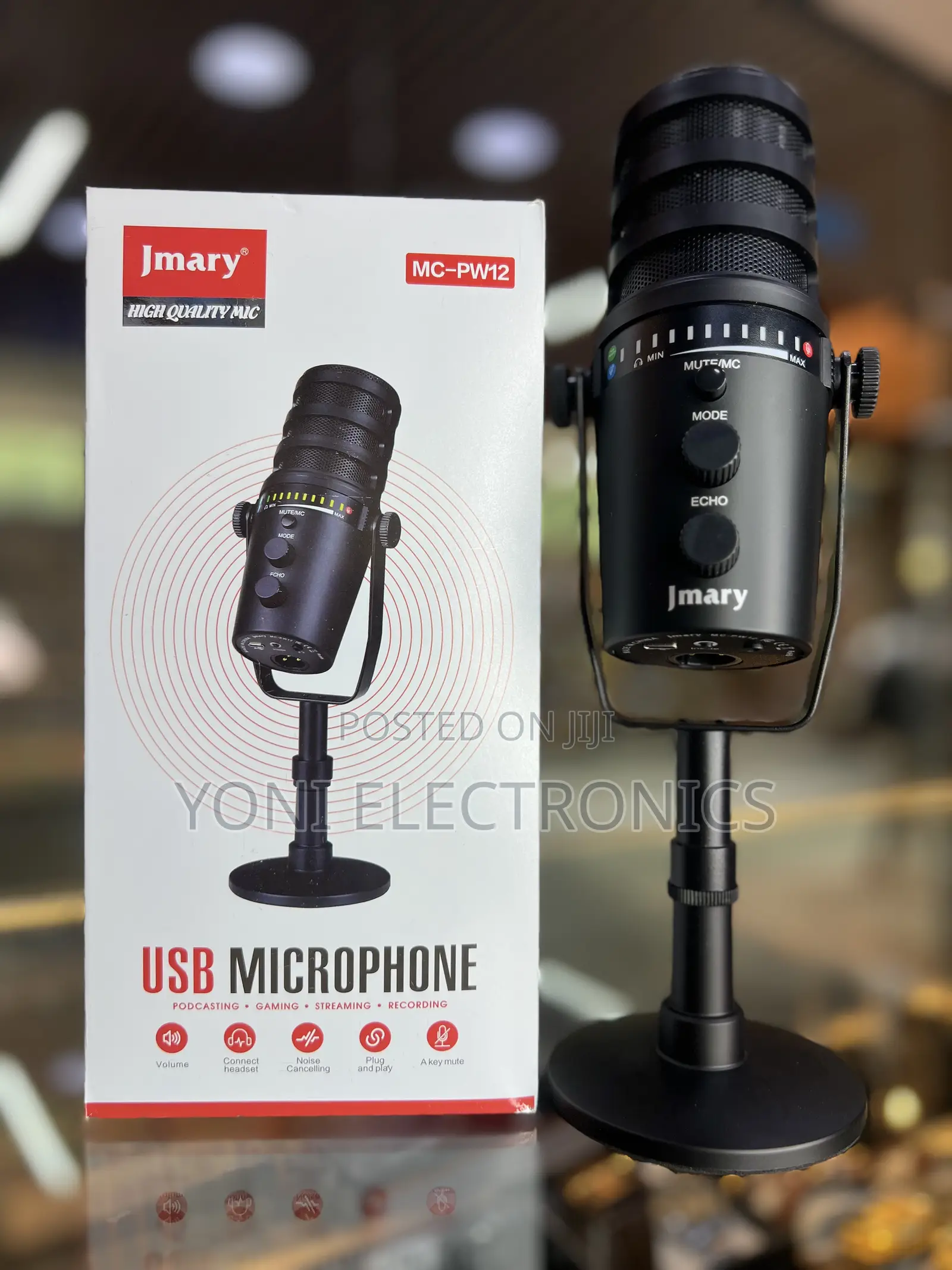 Jmary MC-PW12 USB Microphone (Podcast Microphone )