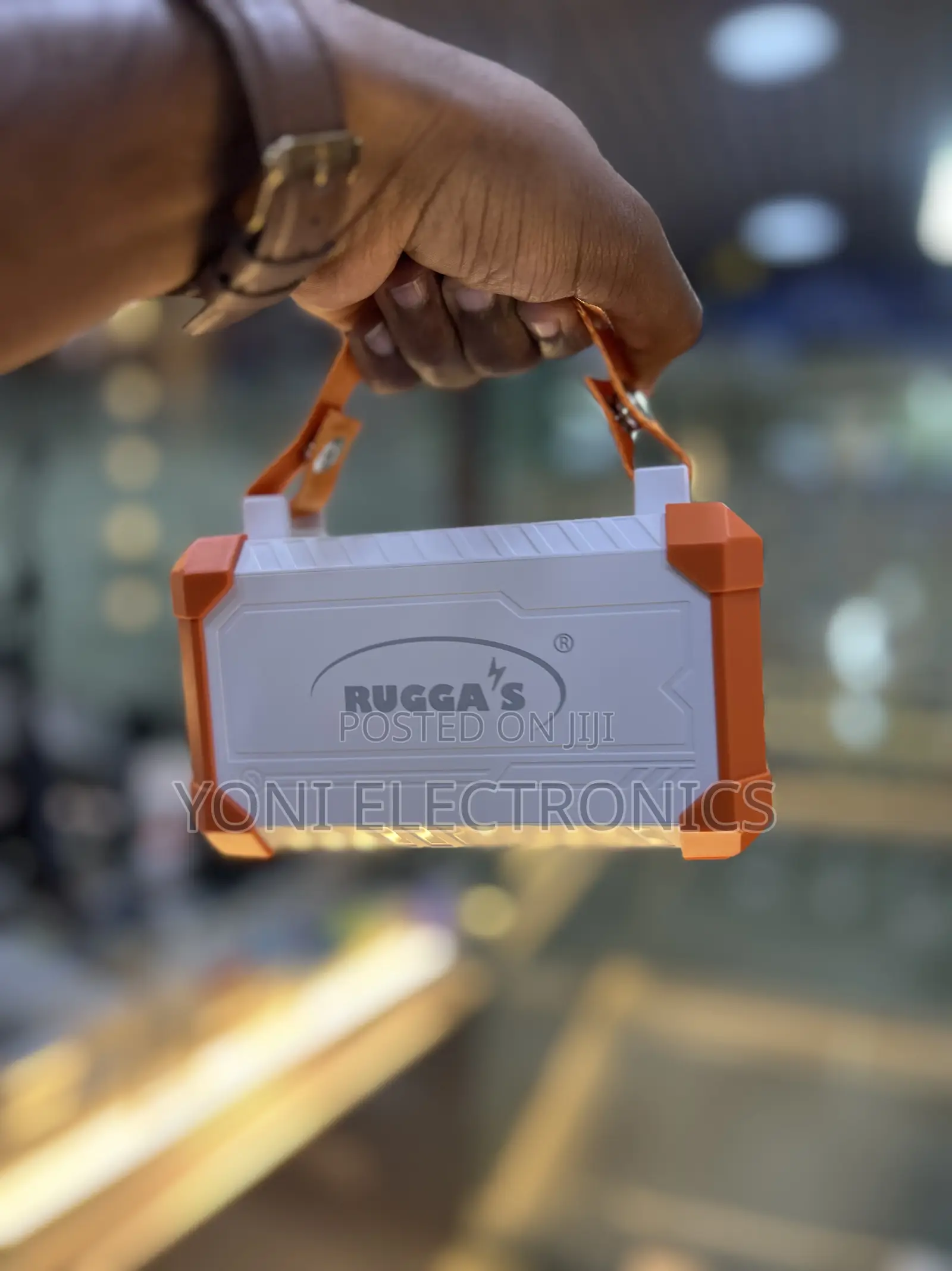 Rugga's 60,000mAh Power Bank (Model: HMA-60 - White & Orange Edition)