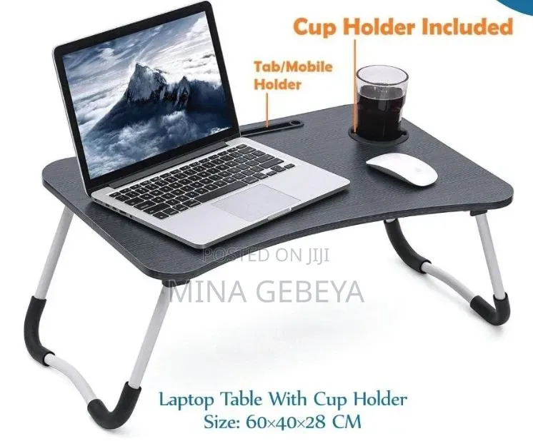 Laptop Table With Cup Holder