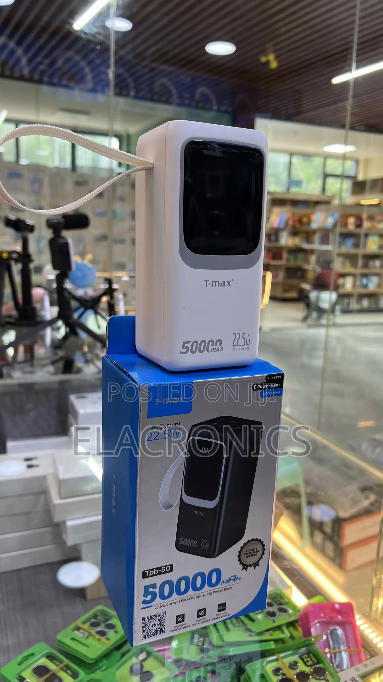 T-Max 50000mAh Power Bank 22.5W Fast Charge