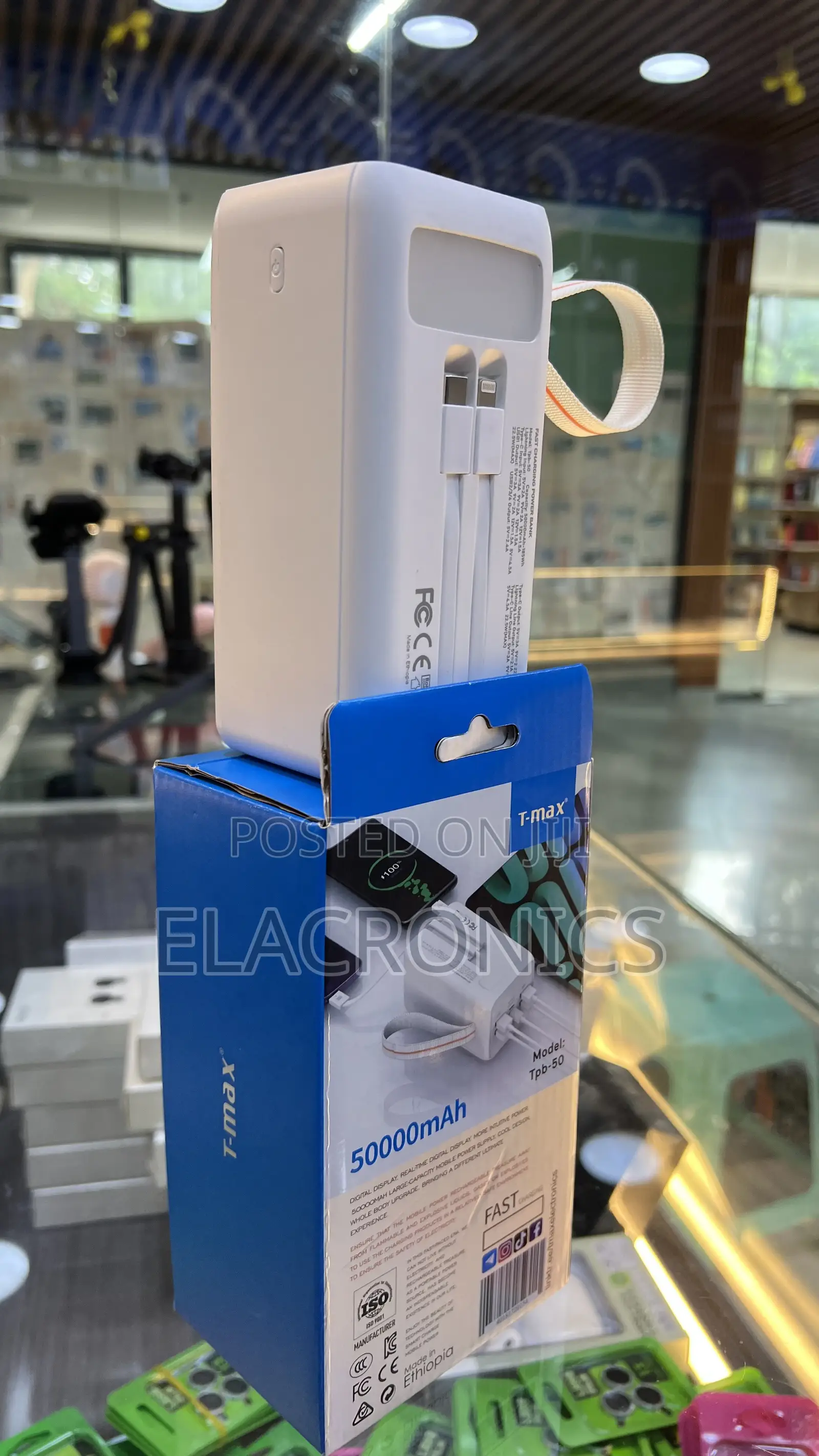 T-Max 50000mAh Power Bank 22.5W Fast Charge
