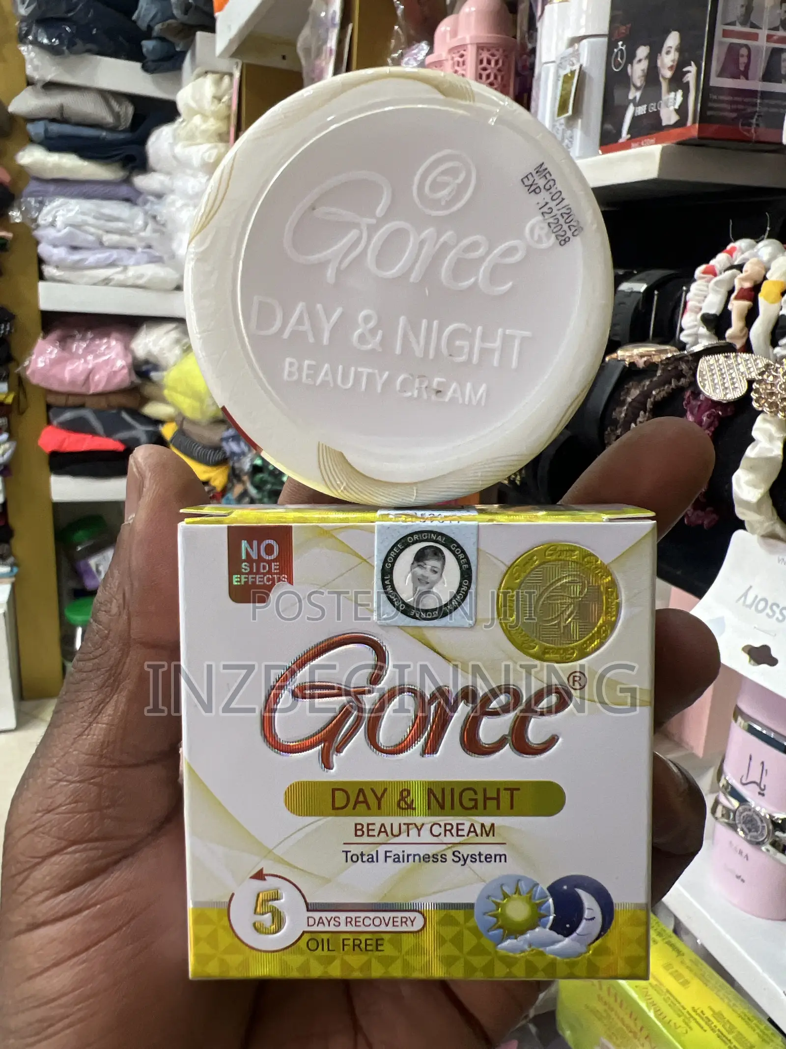 Original Goree Day and Night Beauty Cream Total Fairness System 5 Days