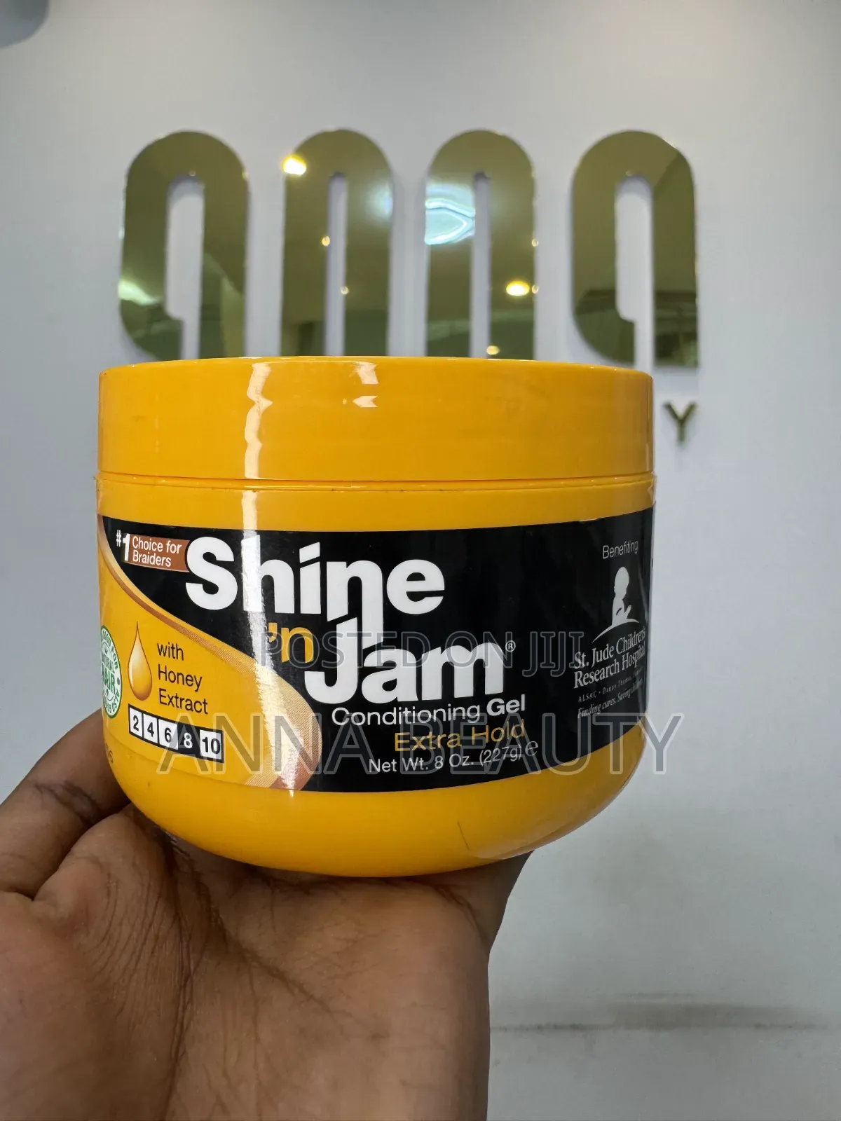 Shine 'N Jam Gel With Honey Extract for Braids & Locs