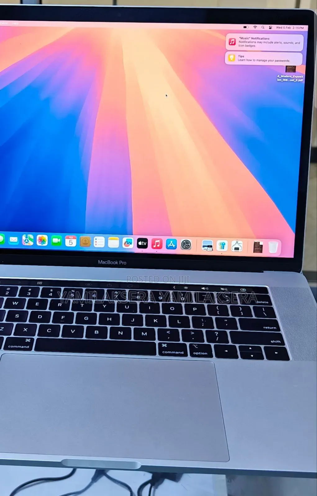 New Laptop Apple MacBook Pro 2019 16GB Intel Core i9 SSD 512GB